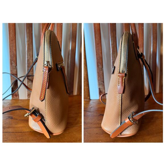 Dooney & Bourke Pebble Grain Zip Backpack – Caramel main image 2